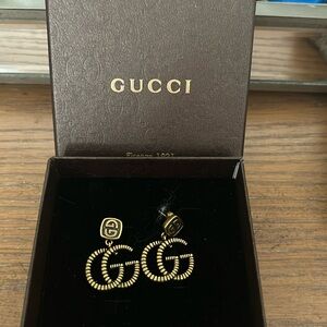 Gucci G earrings worn only a few times!